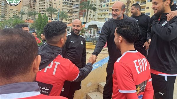 عامر حسين في تدريبات