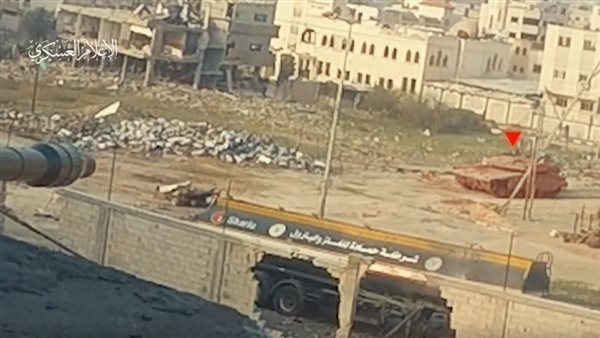 استهداف دبابة إسرائيلية