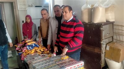 ضبط سلع تموينية مختلفة في حملات متفرقة بالإسكندرية