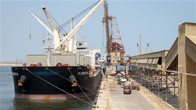 ميناء دمياط يستقبل 1011 حاوية بإجمالي بضائع 45 ألف طن