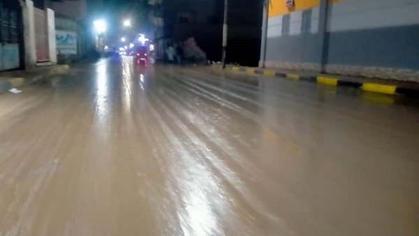 سقوط أمطار على محافظة