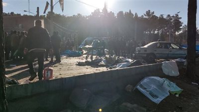 ارتفاع عدد قتلى وجرحى انفجاري إيران لقرابة 250 شخصا