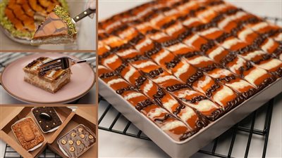 بدل ما تشتريها.. طريقة المدلعة كنافة وبسبوسة بخطوات سهلة 