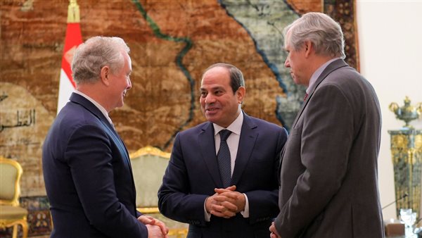 السيسي والوفد الامريكي