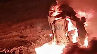 السيطرة على حريق نشب في سيارة نقل بسوهاج