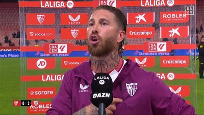 بعد سبه.. راموس ينفعل على مشجع عقب مباراة إشبيلية وبيلباو | فيديو 