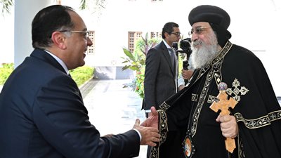 رئيس الوزراء يرسل برقية تهنئة للبابا تواضروس الثاني بعيد الميلاد المجيد