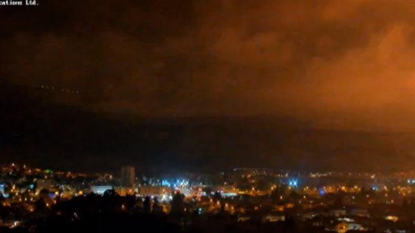 سقوط صواريخ حزب الله