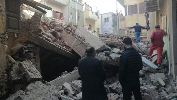 انهيار منزل في المنوفية