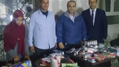 ضبط 438 علبة سجائر مجهولة المصدر خلال حملات في الإسكندرية