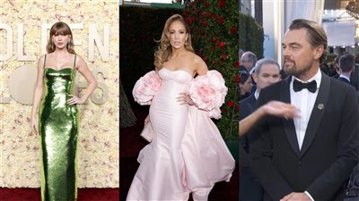 ليوناردو دي كابريو وجينيفر لوبيز وتايلور سويفت.. تألق النجوم على ريد كاربت بحفل توزيع جوائز جولدن جلوب