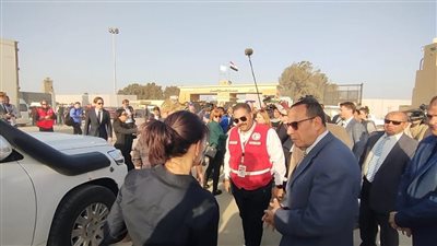 وزيرة الخارجية الألمانية تزور معبر رفح بشمال سيناء| صور