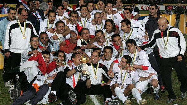 تتويج منتخب مصر بأمم