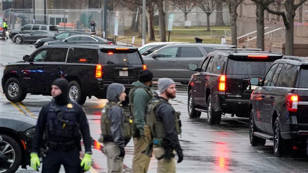 وصول ترامب لقاعة