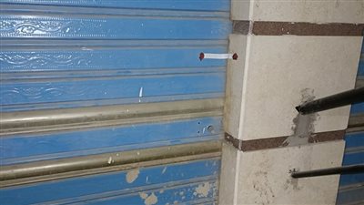 تشميع محل تكييف بإمبابة بعد انفجار أنبوبة غاز بداخله