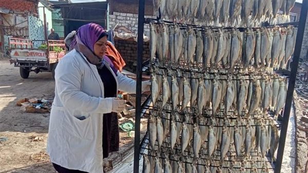 ضبط 3 طن أسماك مدخنة