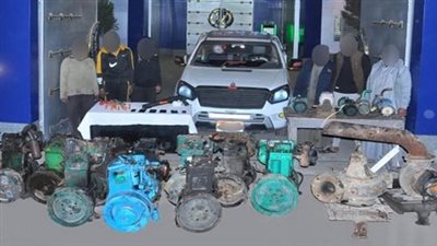 ماكينات ري ومواتير وأبواب حديد.. الداخلية تلاحق اللصوص بالبحيرة وبني سويف
