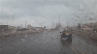 لليوم الثاني.. هطول الأمطار على الإسكندرية