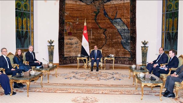 السيسي والوفد الأمريكي