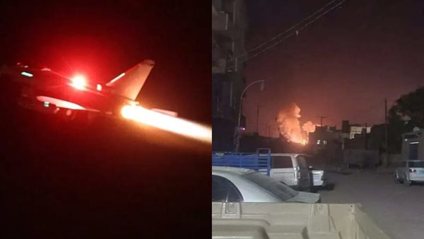 القصف الأمريكي البريطاني