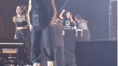 تالية ابنة تامر حسني تشاركه ختام مهرجان دبي للتسوق وتشعل الأجواء على الـ DJ