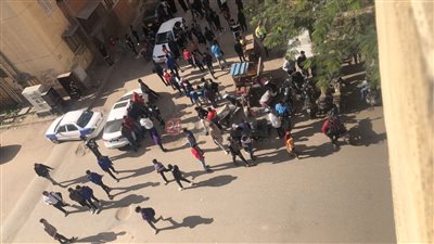 مصرع شاب بطلق ناري أمام مدرسة الميكانيكية ببورسعيد| صور