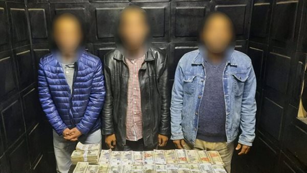 المتهمين والمضبوطات