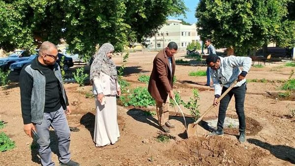 حملة تشجير بأسيوط