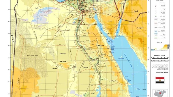 خريطة مصر
