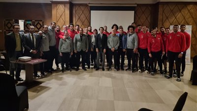 ندوة تثقيفية عن مكافحة المنشطات للاعبي منتخب اليد قبل كأس الأمم الإفريقية