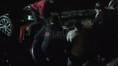 مصرع شخصين في انقلاب سيارة ملاكي بترعة المريوطية