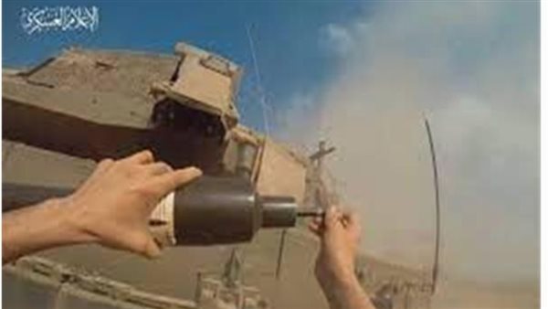 استهداف دبابة صهيونية