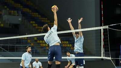 منتخب الطائرة يخوض مرانه استعدادًا لتصفيات دورة الألعاب الإفريقية