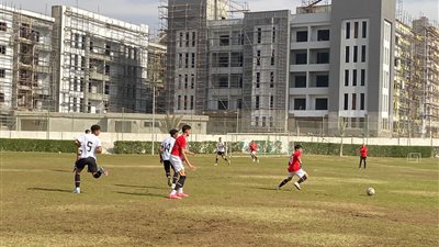 مباراة ودية بين لاعبي منتخب الشباب على هامش معسكر القاهرة