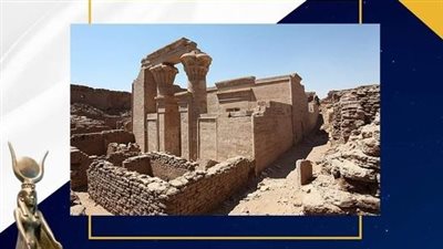  أشهر معابد مدينة الخارجة.. متحف مطار القاهرة يلقي الضوء على معبد قصر الغويطة 