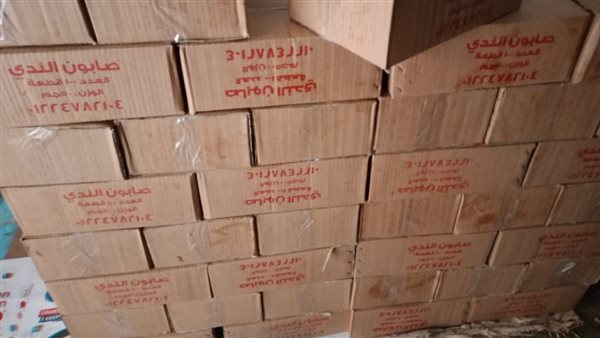 ضبط 1000 قطعة صابون