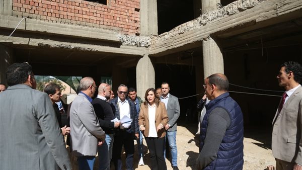 وزيرة الثقافة تتفقد