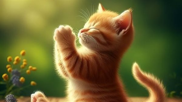 خلفيات قطط كيوت كرتون