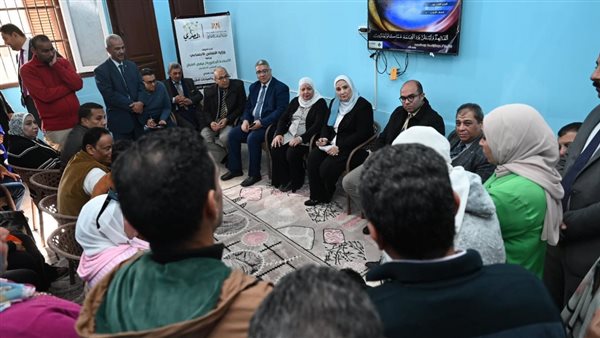 وزيرة التضامن خلال