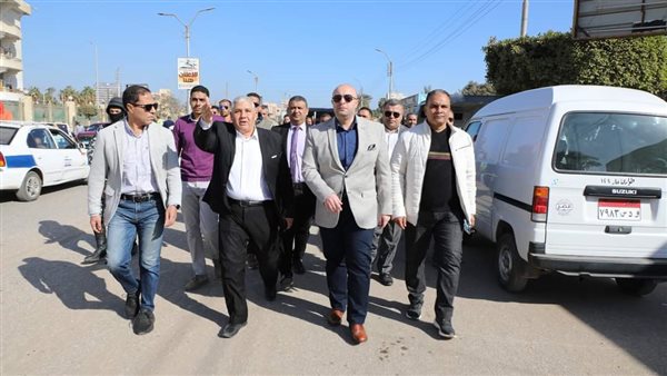 محافظ بني سويف خلال