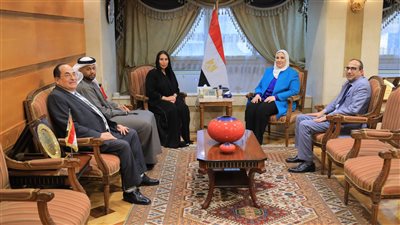 وزيرة التضامن تبحث مع السفيرة الإماراتية سبل إغاثة غزة