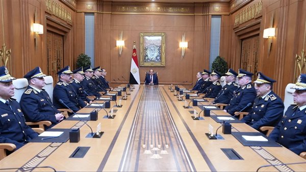 الرئيس السيسي يجتمع