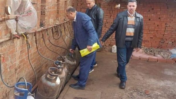 ضبط أسطوانات غاز
