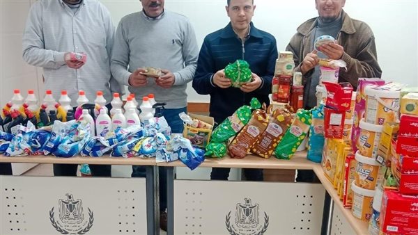 ضبط مواد غذائية منتهية