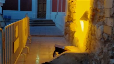 بدء رفع كفاءة محيط البرج الشرقي بستاد الإسكندرية