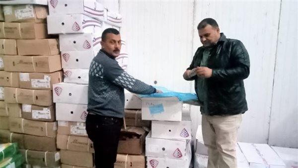 ضبط أسماك هورس مجمدة