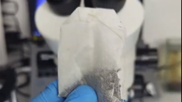 خطورة أكياس الشاي