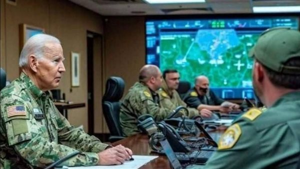 بايدن في اجتماع مع