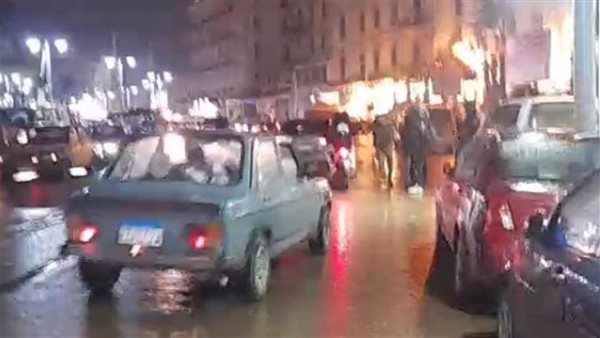 أمطار غزيرة فى الإسكندرية