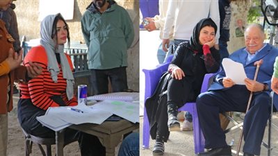 عتبات البهجة.. هنادي مهنا وجومانا مراد تظهران بالحجاب في مسلسل يحيى الفخراني الجديد| صور